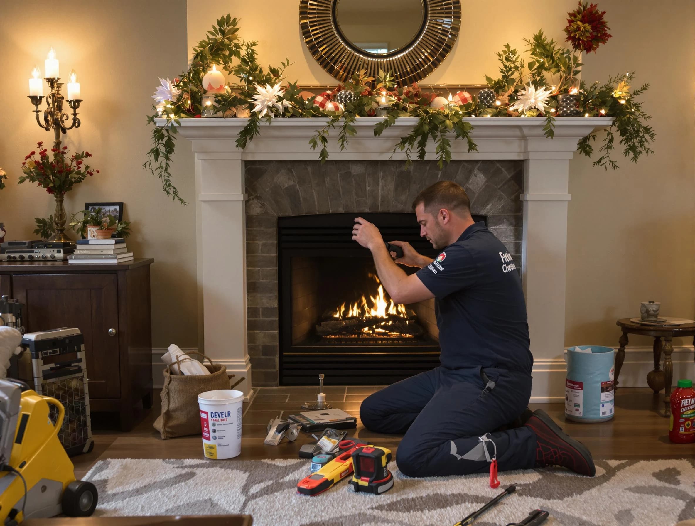 Milton Chimney Sweep offering fireplace maintenance services in Milton, GA
